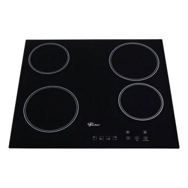 Imagem de Fogão Cooktop Elétrico 4 Bocas Touch Screen 220V Fischer, 220V