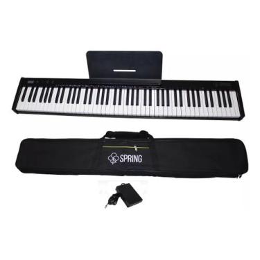 Imagem de Piano digital profissional spring 88 teclas pd188