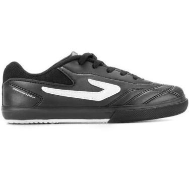 Imagem de Tenis Masculino Futsal Topper Dominator 3 LT, Preto, Branco, 42