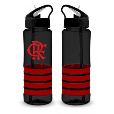 Imagem de Garrafa Plastica 750ml Times Flamengo Crf - Brasfoot