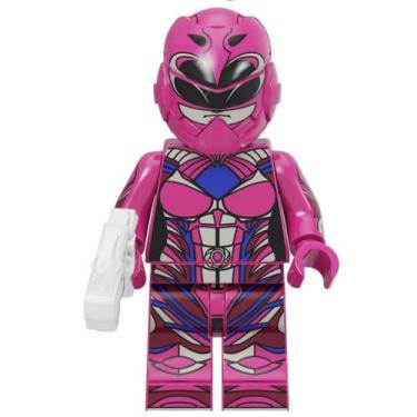 Imagem de Bonecos power rangers blocos de montar - BLOCO DE MONTAR, ROSA