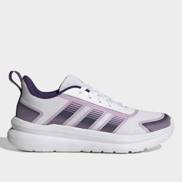 Imagem de Tênis Infantil Adidas Tensaur Run, Branco, Roxo, 33