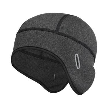 Imagem de Gorro De Ciclismo Masculino De Inverno Em Fleece, À Prova De Vento, Fo