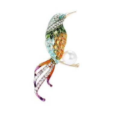 Imagem de Broches De Pérolas E Pedras Preciosas Para Mulheres E Homens, Acessóri