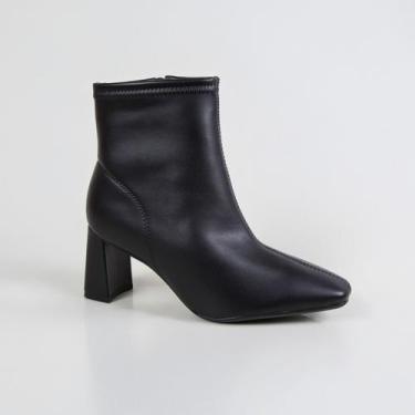 Imagem de Bota Feminina Beira Rio 9092100 Preto, Preto, Napa pele strech, 15745,