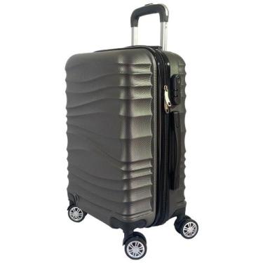 Imagem de Mala de Bordo Viagem Pequena ABS - (55 x 35 x 22cm) C/ 4 Rodinhas 360º