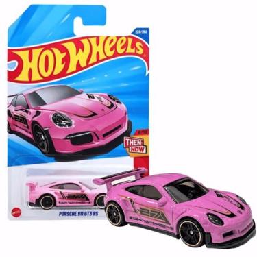 Imagem de Carrinho Hot Wheels Porsche 911 GT3 RS Rosa JBB35 - Mattel