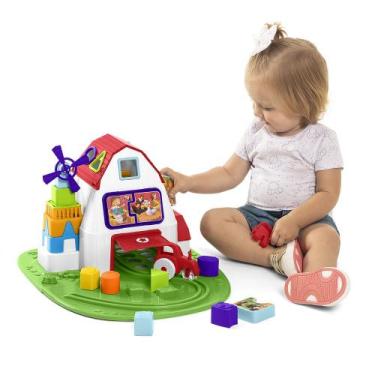 Imagem de Brinquedo de Encaixe Educativo Fazendinha TaTeTi