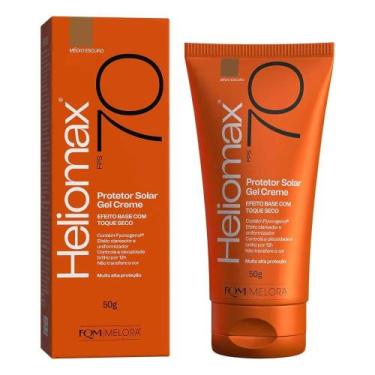 Imagem de Protetor Solar Heliomax FPS 70 Médio Escuro 50g - Fqm