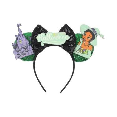 Imagem de Tiara De Orelhas De Rato Para Mulheres Com Lantejoulas E Laço, Acessór