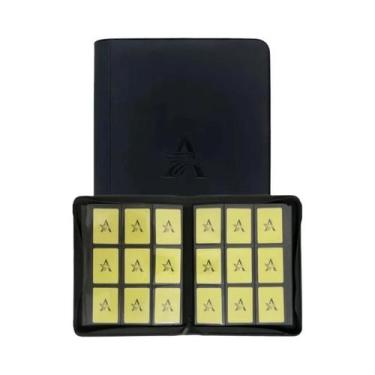 Imagem de Pasta De Cartas Preta Com 9 Bolsos, Capacidade Para 720 Cartas MTG TCG