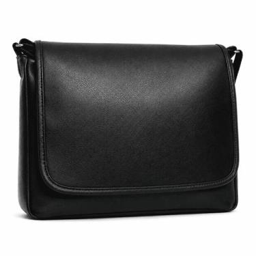 Imagem de Bolsa Transversal Masculina Feminina Pasta Carteiro Tiracolo material 