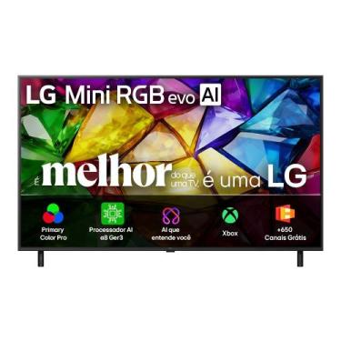 Imagem de Smart TV 4K LG Mini RGB EVO 75 Polegadas Processador A8 AI Gen 3, Supe