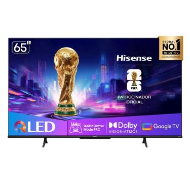 Imagem de Smart TV Hisense 65Q7QG 65 Polegadas 4K QLED Preto Dolby Vision Dolby Gaming Alexa Google Bivolt