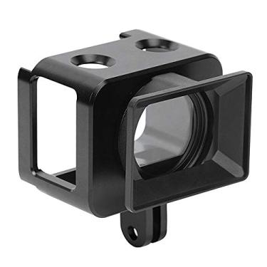 Imagem de M ugast Gaiola de câmera de metal para RX0 II, capa de câmera de ação orifício de parafuso de 1/4 com filtro UV de 37 mm para vlogging, selfie, transmissão ao vivo