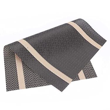 Imagem de Almofada de mesa para arte em unha, tapete de mesa de manicure de PVC para iniciantes para salão de beleza, uso profissional doméstico (café simples)