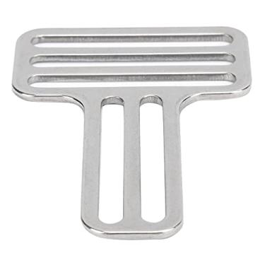 Imagem de Crazy Sales – Retentor de cinto de peso para mergulho, fecho prático de correia de peso de aço inoxidável para mergulho, fivela em T para snorkels para luzes penduradas