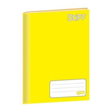 Imagem de Caderno Brochura Universitário Capa Dura 96 Folhas Stiff Jandaia - Amarelo