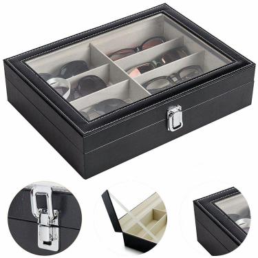 Imagem de Caixa Organizadora Para Óculos Estojo 8 Óculos CBRN10486