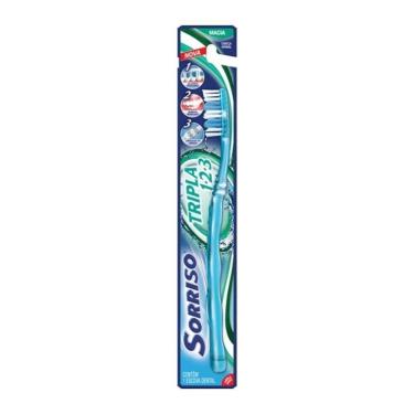 Imagem de Escova Dental Sorriso Tripla 1 2 3 1 Unidade