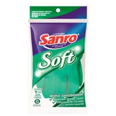 Imagem de Luva Borracha Sanro Soft M