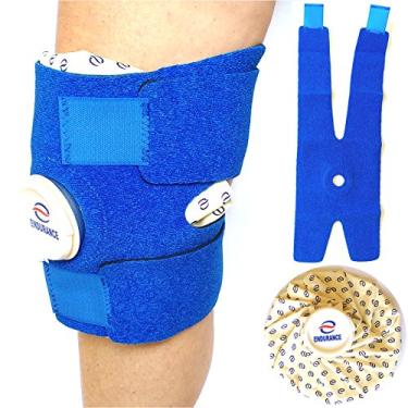 Imagem de Bolsa de Gelo 2L Endurance com suporte de neoprene para joelho