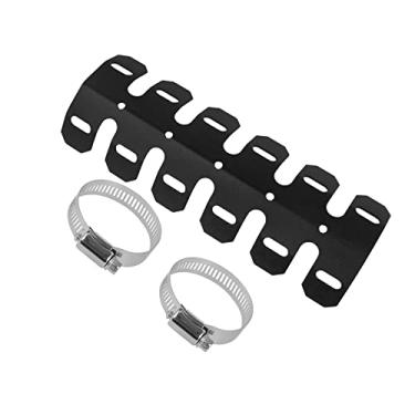 Imagem de Worldmotop Protetor de cachimbo de exaustão de motocicleta para todos os veículos off-road ATV Dirt Bike (Short B-1 peça)