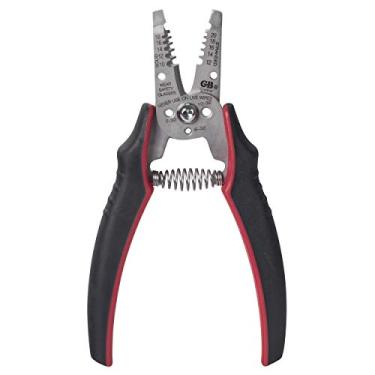 Imagem de Gardner Bender Descascador de fios ArmorEdge de grau profissional GESP-55, aço inoxidável, 18-10 AWG, preto