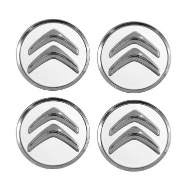 Imagem de Jogo 4 Calota Centro Roda Citroen Xsara Branca