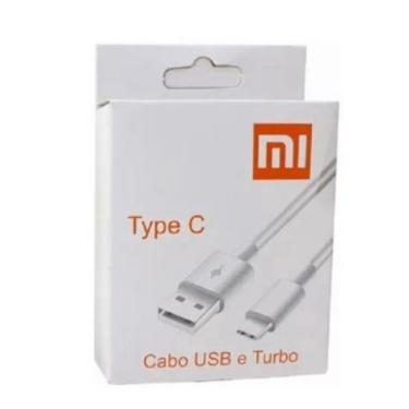 Imagem de Cabo para Carregador Xiaomi Tipo C Turbo Redmi Note 7, 8 Mi 5, 6, 8, Mi 9, 9s, Mi 10se 11 Pro