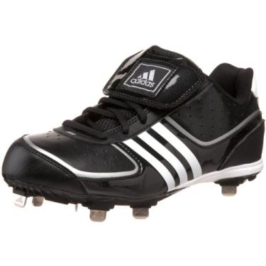Imagem de adidas Fastpitch 4 Metal W Tênis feminino de softbol, Preto/branco e prata metálica., 7.5