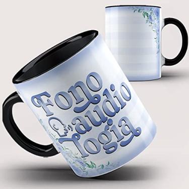 Imagem de Caneca Preta Fonoaudiologia Fono Fonoaudióloga 1iaCaneca Preta Fonoaudiologia Fono Fonoaudióloga 1ia