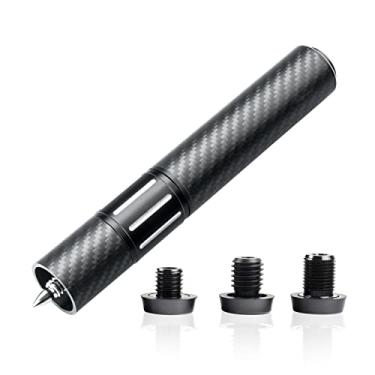Imagem de KONLLEN Extensão de taco de bilhar com 3 amortecedores de fibra de carbono para extensão de taco de bilhar acessórios de bilhar para bastões de sinuca