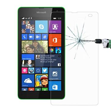 Imagem de VGOLY Protetor de tela 50 PCS para Microsoft Lumia 535 0.26mm 9H Dureza de Superfície 2.5D Filme de Vidro Temperado à Prova de Explosão, Sem Pacote de Varejo