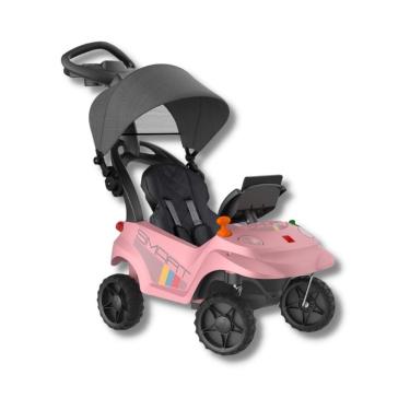 Imagem de Carrinho Passeio E Pedal Smart Baby Comfort Rosa - Bandeirante