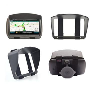 Imagem de Viseira antirreflexo para sombra e noite para TomTom GO PREMIUM 15 cm Go Basic 15 cm GO ESSENCIAL 15 cm 6200 620 Start Via 62 Trucker 6000 Profissional 6250 Camper Tela Visual Mediagonal Sat Nav