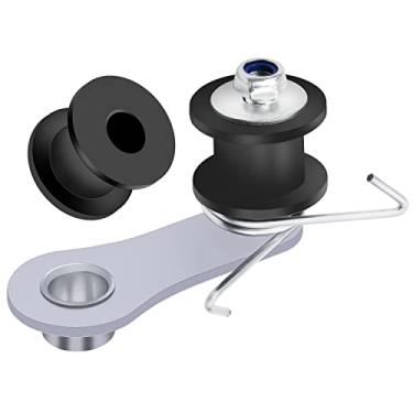 Imagem de Kujunpao Tensionador de rolo de corrente resistente com mola 110cc 125cc 140cc Pit Pro Dirt Bike preto