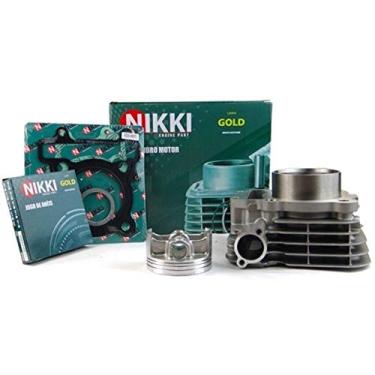 Imagem de Kit Cilindro Motor CRF230 Nikki Gold Pistão c/Anéis + Kit A
