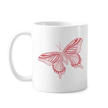 Imagem de Caneca de cerâmica de café e porcelana rosa para presente Art Deco Caneca de cerâmica para presente