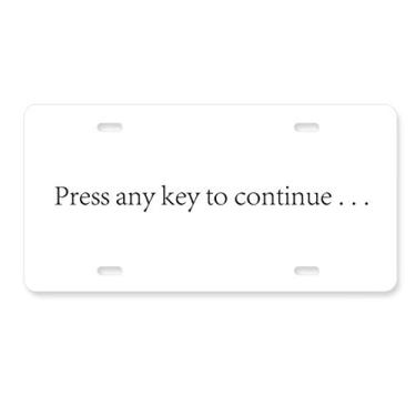 Imagem de DIYthinker Interface do programador para continuar placa de licença decoração aço inoxidável automóvel