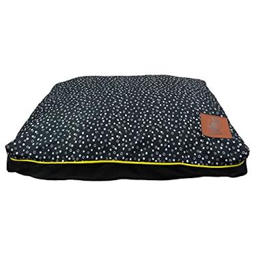 Imagem de Caminha Para Cachorro E Gato Cama Dots Pets Preta 70x50 Tam P