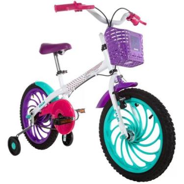 Imagem de Bicicleta Infantil Ceci Branca Aro 16 (Modelo 2022) - Caloi