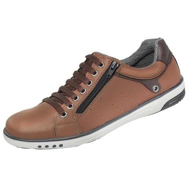 Imagem de Sapatênis Masculino Casual Conhaque com Ziper StarFox-Masculino