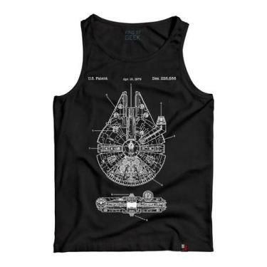 Imagem de Camiseta Regata Millenium Falcon Han Solo Camisa Star Wars - King Of G