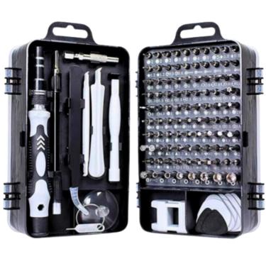 Imagem de Kit Ferramenta 115 Peças Chave Tork Piliphs Fenda Jogo