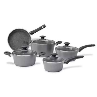 Imagem de Jogo de panelas 5pcs c.l optima c/ind-stone - 4799/102 - BRINOX