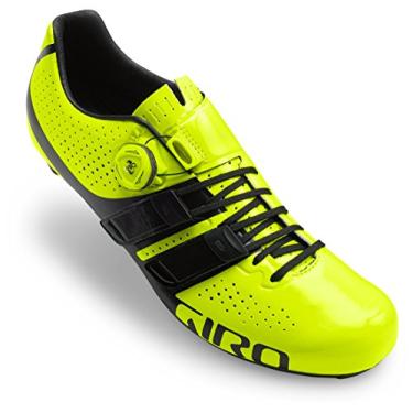 Imagem de Giro Tênis de ciclismo masculino Factor Techlace Road Highlight Yellow Black 18, 40, Destaque amarelo/preto, 39