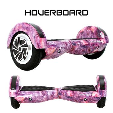 Imagem de Skate Eletrico 8 Aurora Lilás Hoverboard Bluetooth e Led