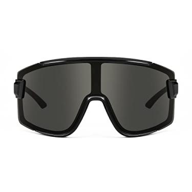 Imagem de FEISEDY Óculos de ciclismo masculino feminino óculos de sol esportivo anos 80 óculos de esqui dirigir pesca ciclismo óculos de sol proteção UV B2944