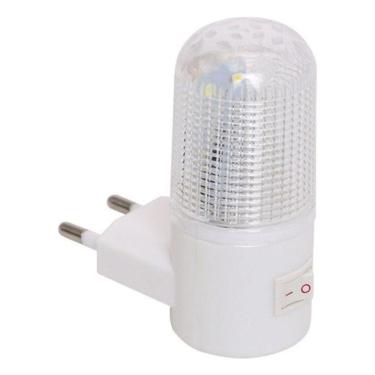 Imagem de Kit 2 Luminária De Tomada Abajur Led Mini Luz Noturna Bivolt